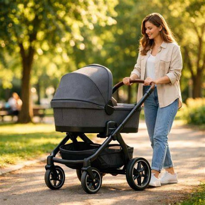 baby in a stroller celebrates biden 2020 win baby in a stroller celebrates biden 2020 win