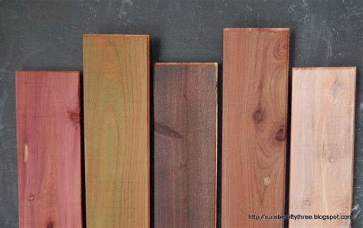 Can rough cedar be stained?
