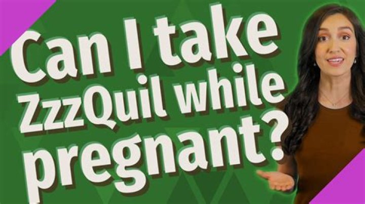 Can you take ZzzQuil while nursing?