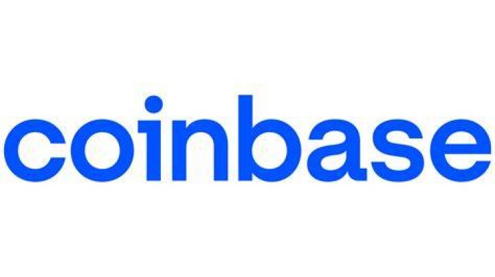 Coinbase logo above OpenSea logo on white background.