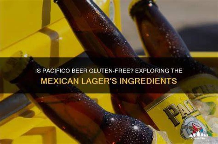 Does Pacifico beer contain gluten?