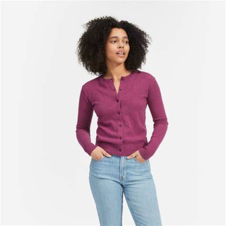 Everlane Cashmere Crew Cardigan