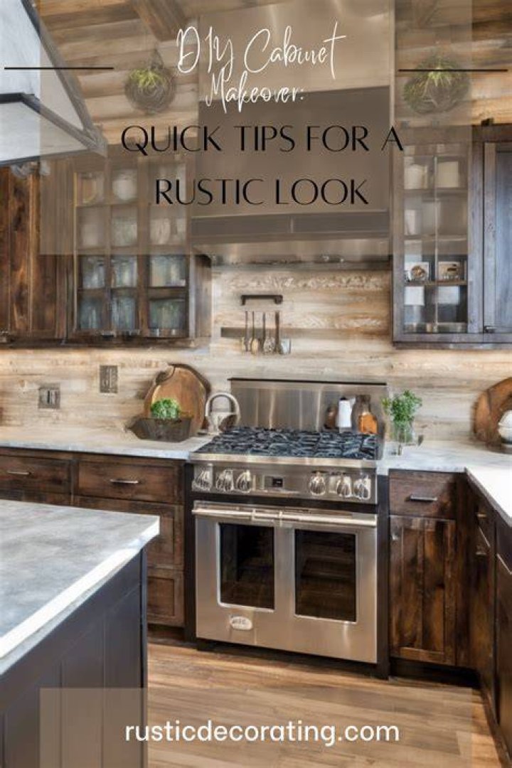 How Do I Make My Cabinets Look Rustic??