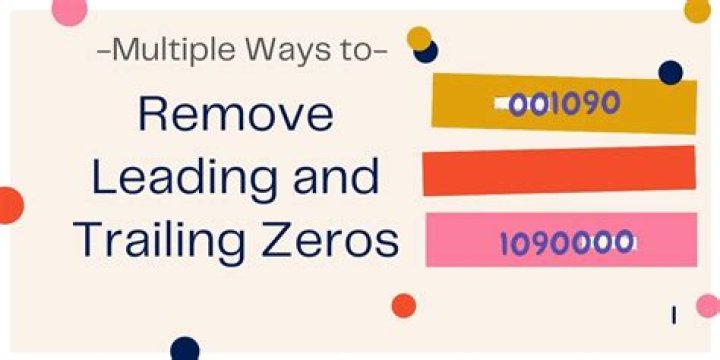 How do I remove leading zeros in SQL query?