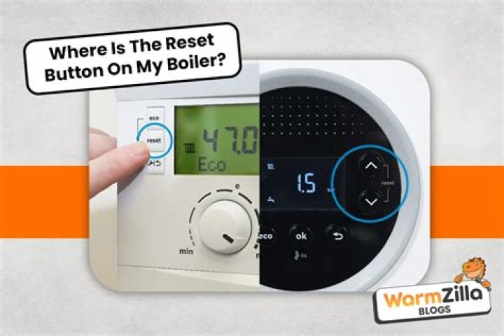 How do you reset a crown boiler?