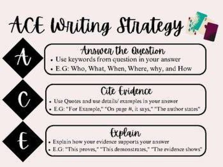 How do you use ACE strategy?