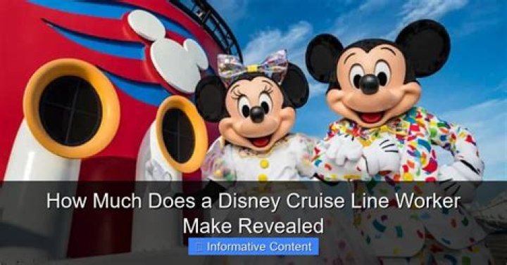 How much does a waiter make at Disney?