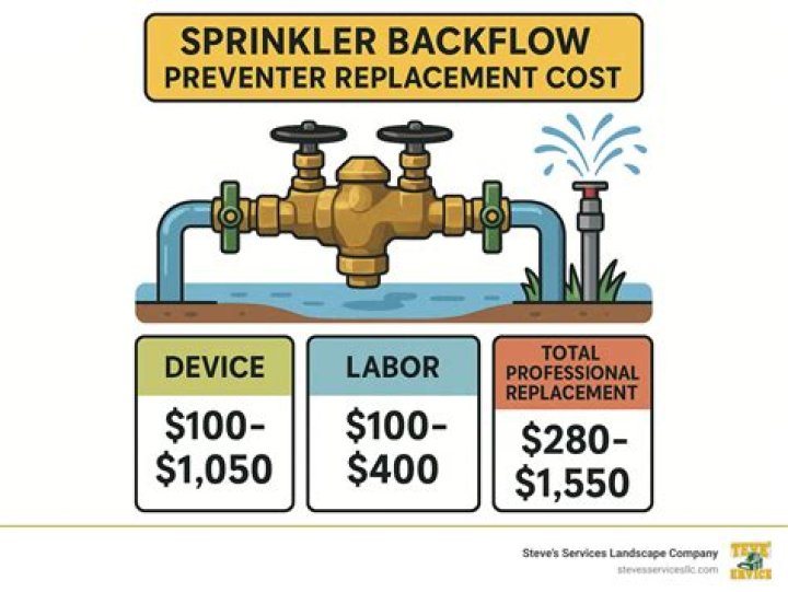 How much does it cost to install a backflow preventer?