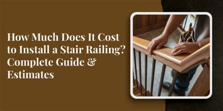 How much does it cost to install stair railing?