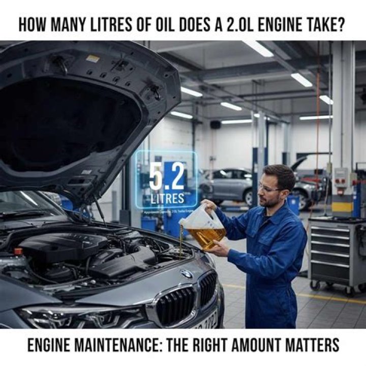 How much oil does a 2 liter engine take?
