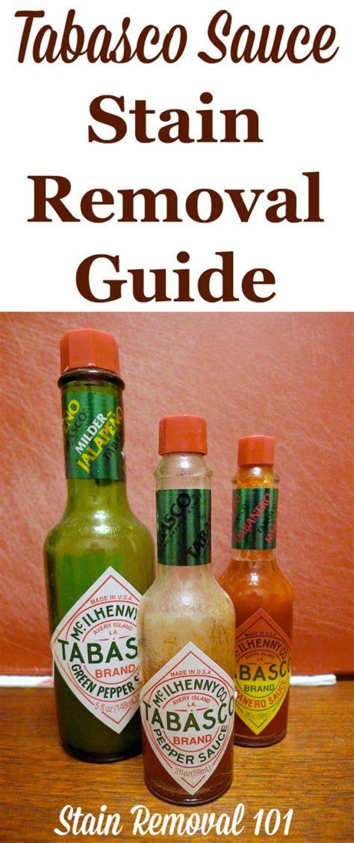 How To Remove Tabasco Sauce Stain? (Best solution)