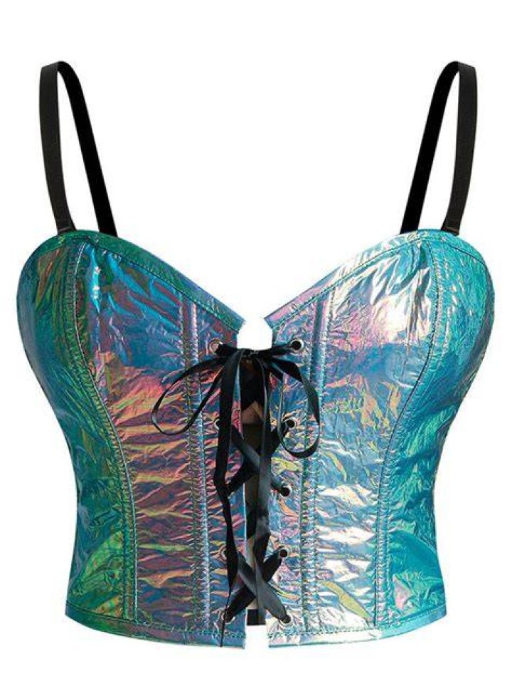 Iridescent Bustier Top Iridescent Bustier Top