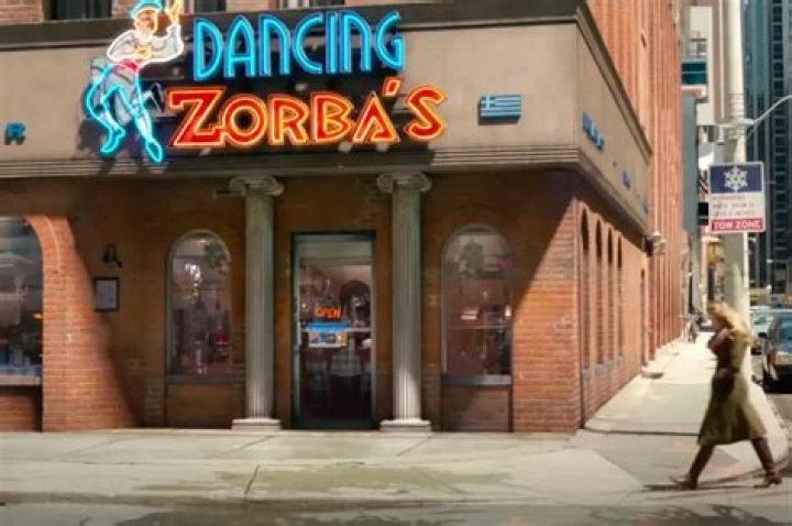 Is Dancing Zorbas a real restaurant?