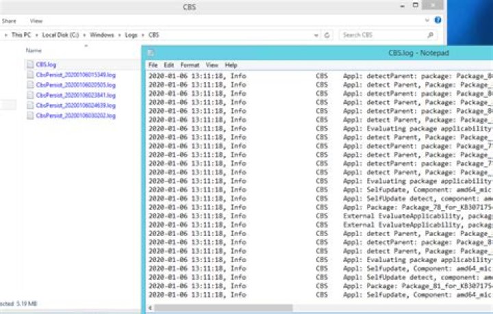 Is it safe to delete CBS persist logs?