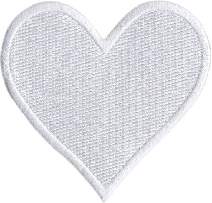 Ivory & White Heart Patch Cardigan