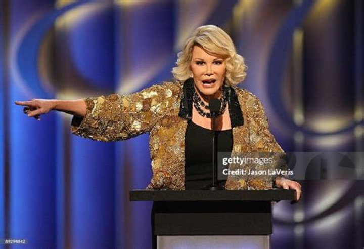 Joan Rivers onstage during Comedy Central's "Roast of Joan Rivers" at CBS Studios on July 26, 2009 in Studio City, California