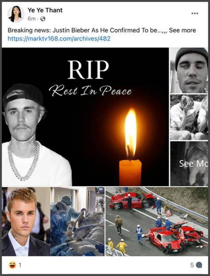 Justin Bieber Dead News Separating Fact From Fiction