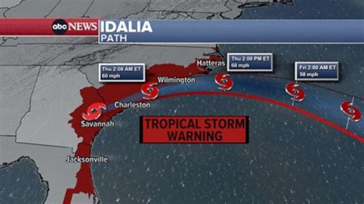 LIVE MAP: Track the path of Hurricane Idalia
