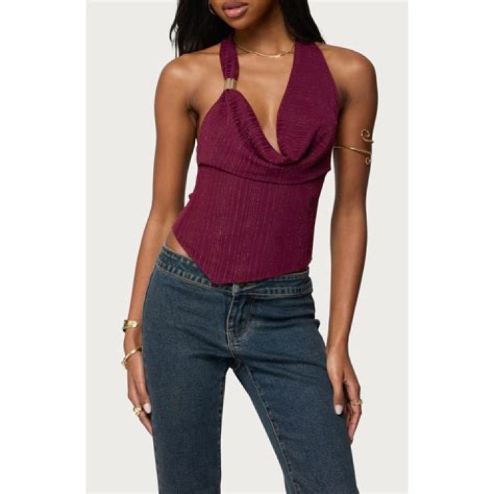 Mimi Semi-Sheer Textured Top Mimi Semi-Sheer Textured Top
