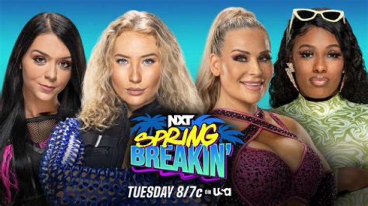 Natalya Lash Legend Cora Jade Nikkita Lyons WWE NXT Spring Breakin'