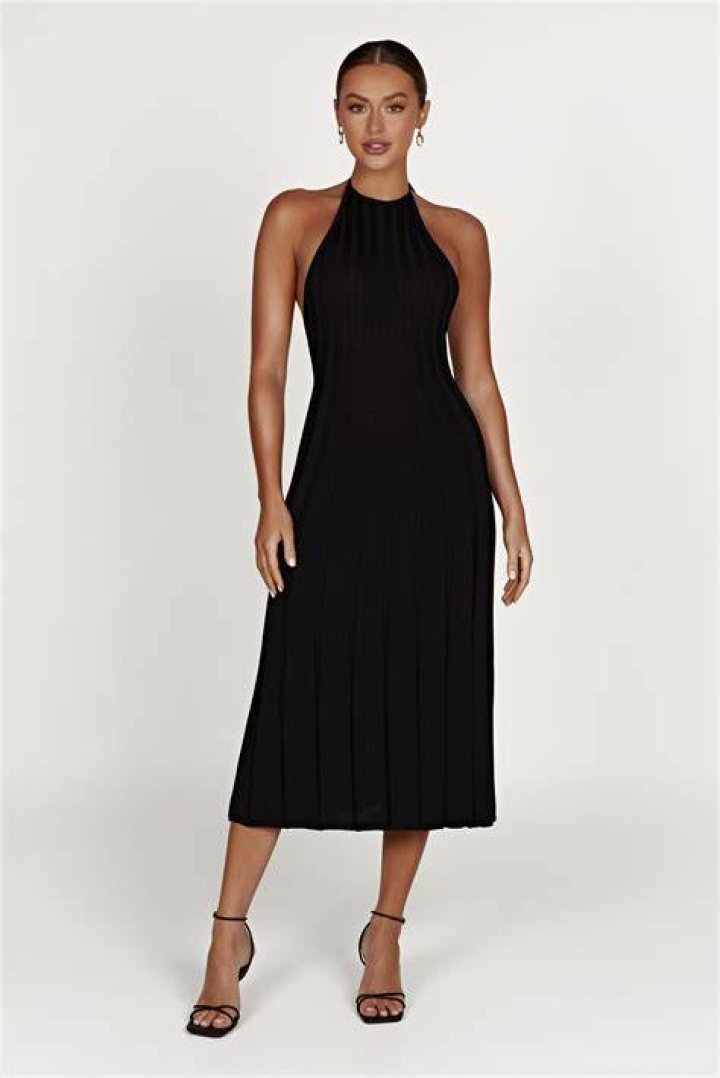 Premium Halter Neck Midi Dress Premium Halter Neck Midi Dress