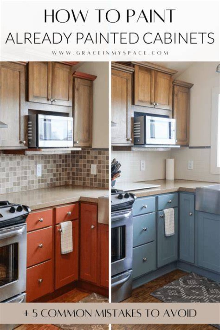 Quick Answer: How Do You Paint Old Kitchen Cabinets??