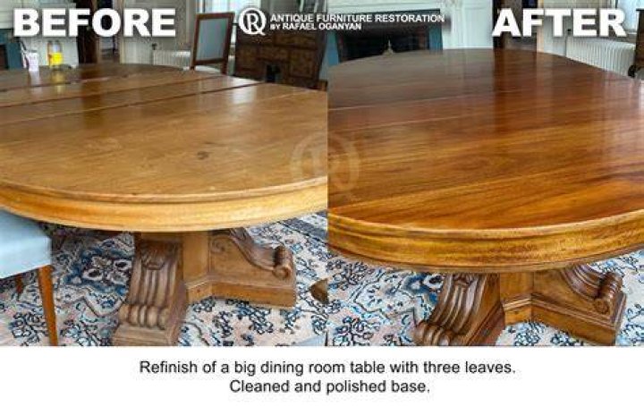 Quick Answer: How Do You Refinish An Oak Dining Room Table??