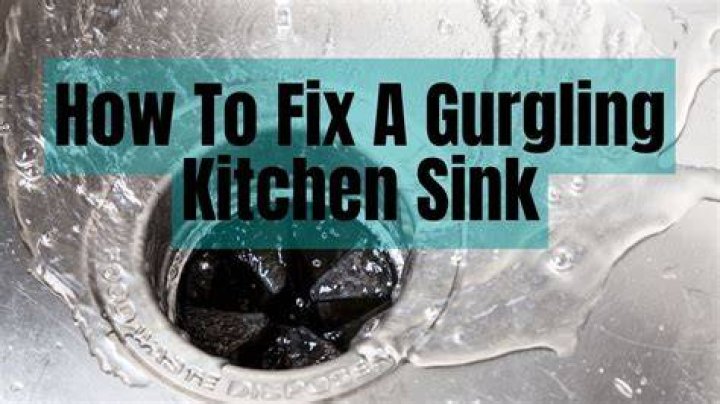 Quick Answer: What Causes Gurgling In Kitchen Sink??