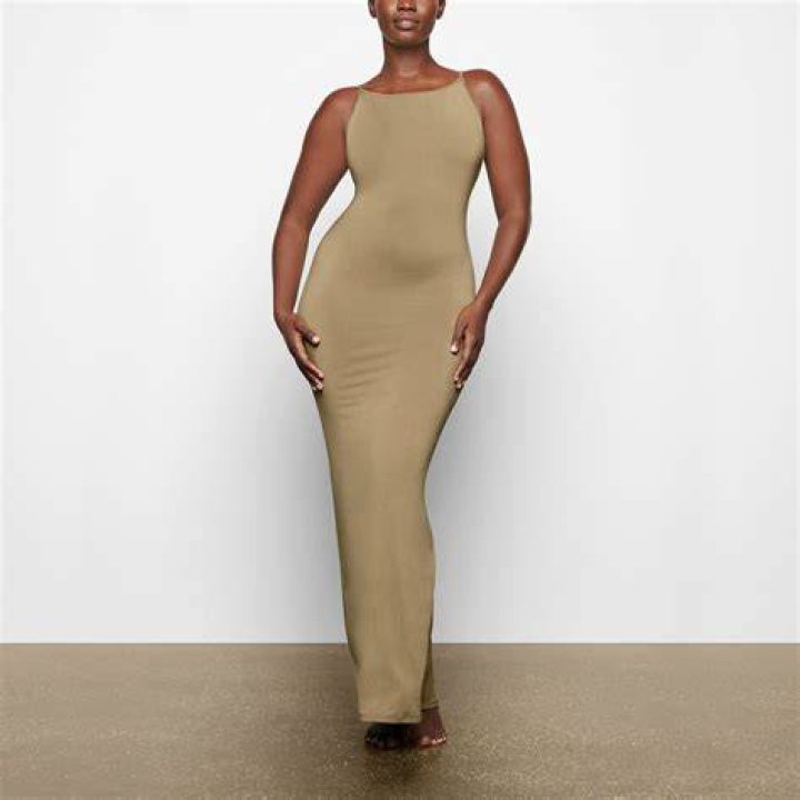 Smooth Lounge Low Back Keyhole Dress Smooth Lounge Low Back Keyhole Dress