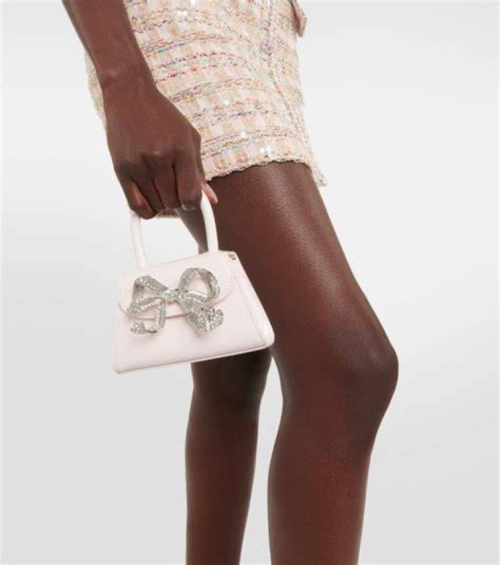 The Bow Micro leather tote bag The Bow Micro leather tote bag