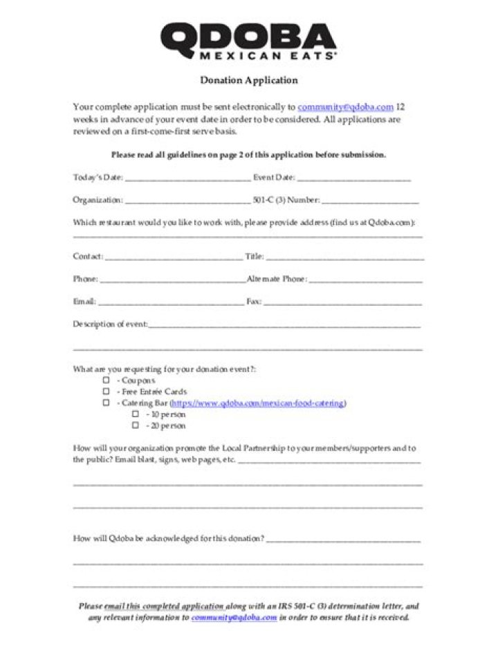 the qdoba application tip