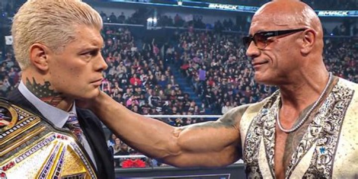 The Rock Cody Rhodes WWE
