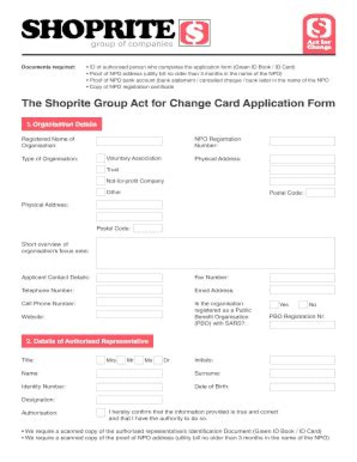 the shoprite application
