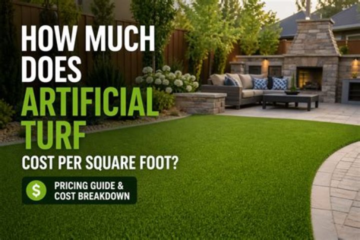 What does artificial turf weigh per square foot?