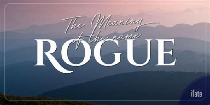 What does rogue mean in England?