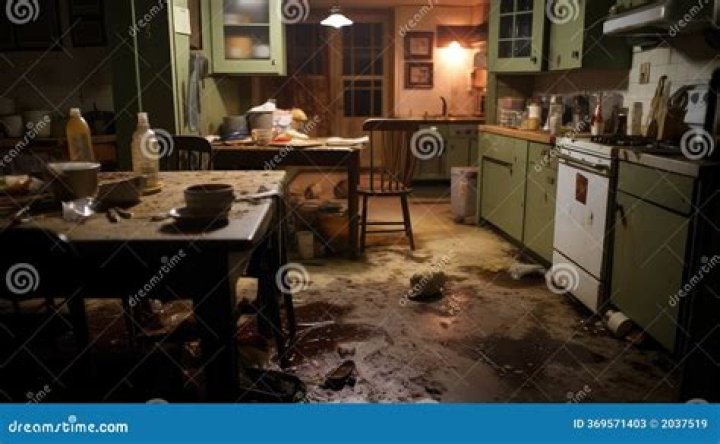 What does the messy kitchen symbolize in Trifles?