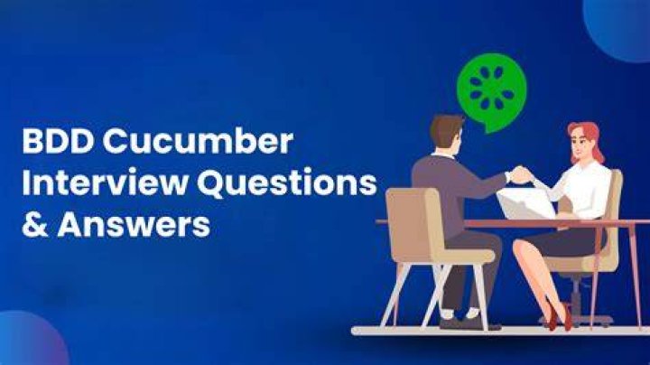 What is BDD framework interview questions?