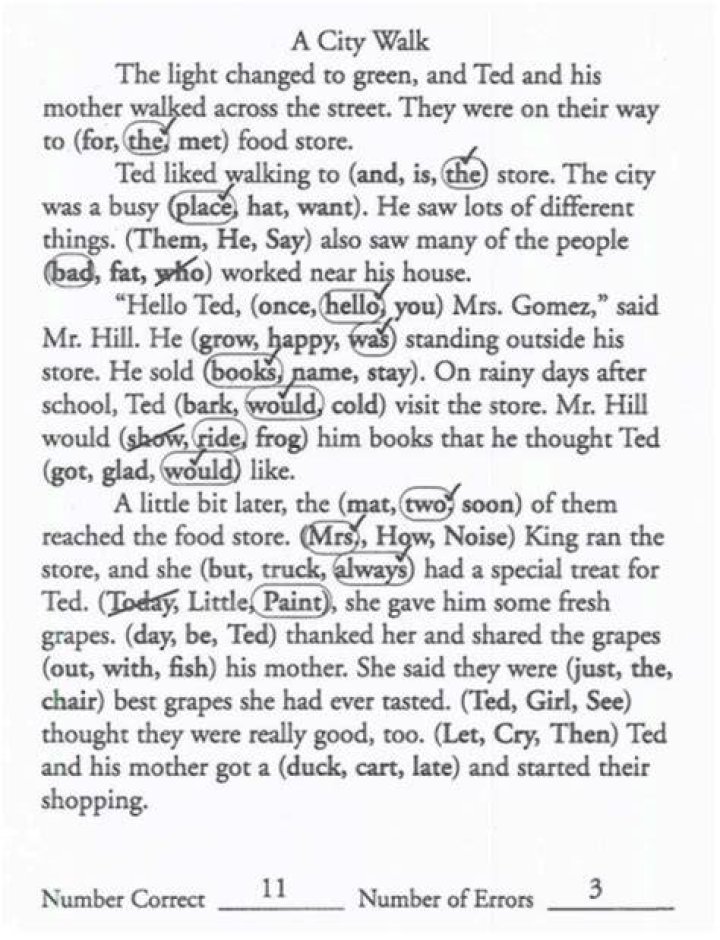 What is comprehension maze?