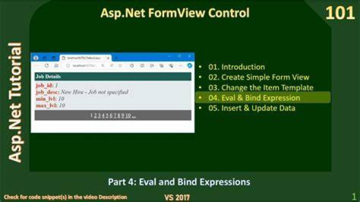 What is eval in asp net?