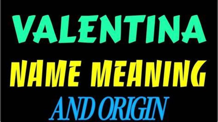 What Valentina Means? (Solution)