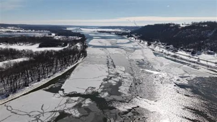 When did the Ohio River freeze?