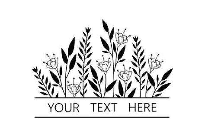 Wildflower Monogram Wildflower Monogram