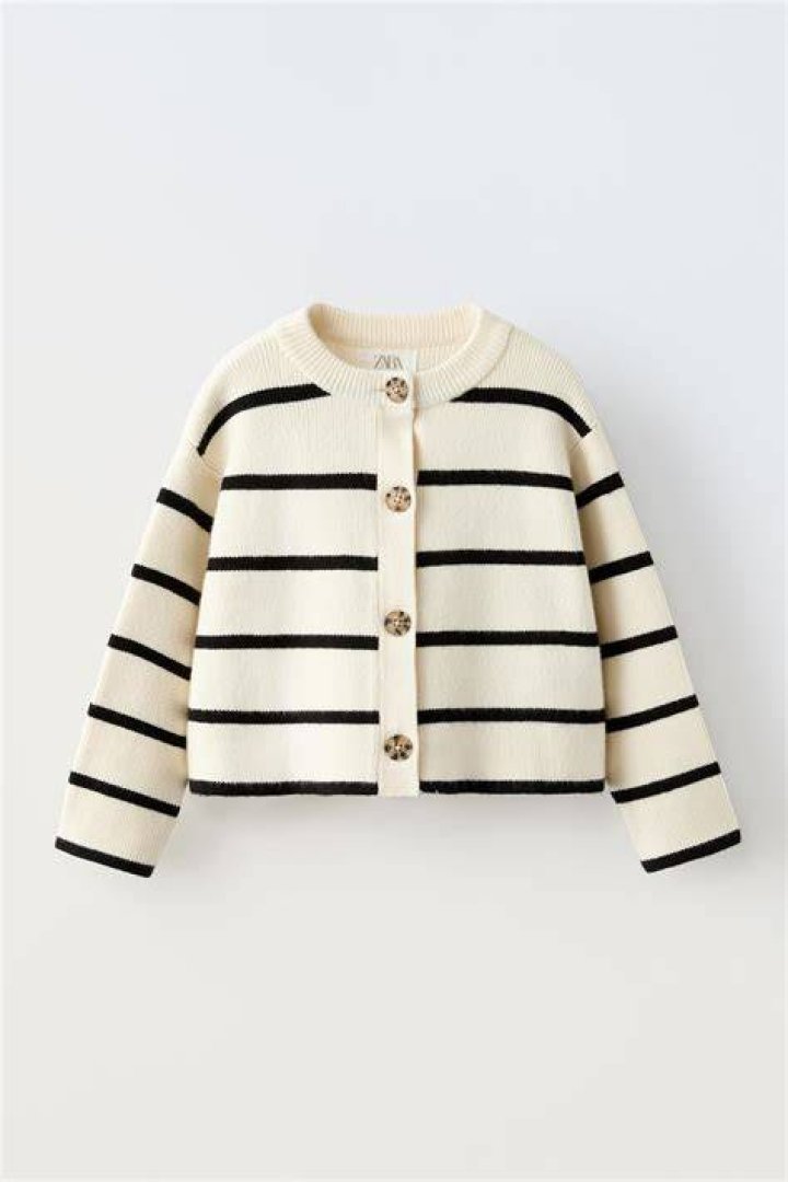 Zara striped cardigan 
